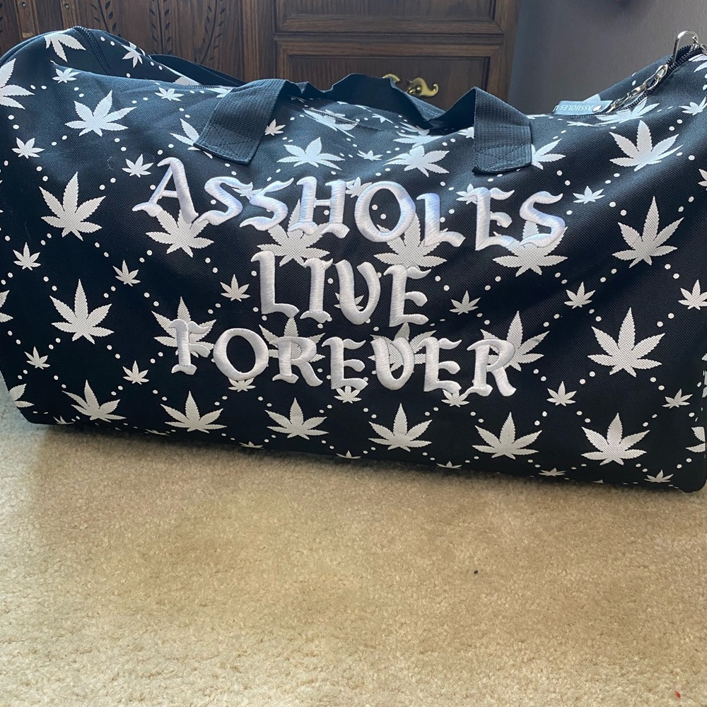 ALF Hemp Leaf Duffel Bag